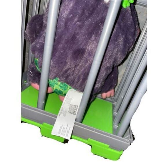 Crate Creatures Surprise Brown Monster Blue Tongue Lizard Nanners- WORKS - Picture 3 of 12